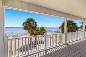 Island stilt house with endless Gulf views